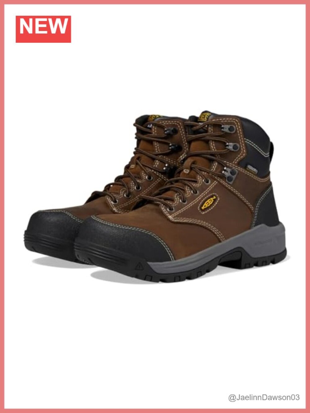 Composite Toe Waterproof Leather Work Boots Safety Steel Toe Women Size